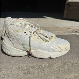 Adidas Mitchell Cream and White Sneakers